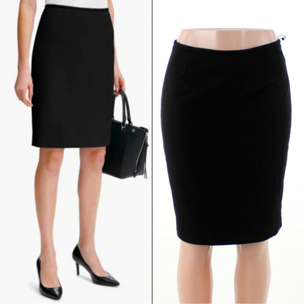 Calvin Klein Scuba Crepe Pencil Skirt